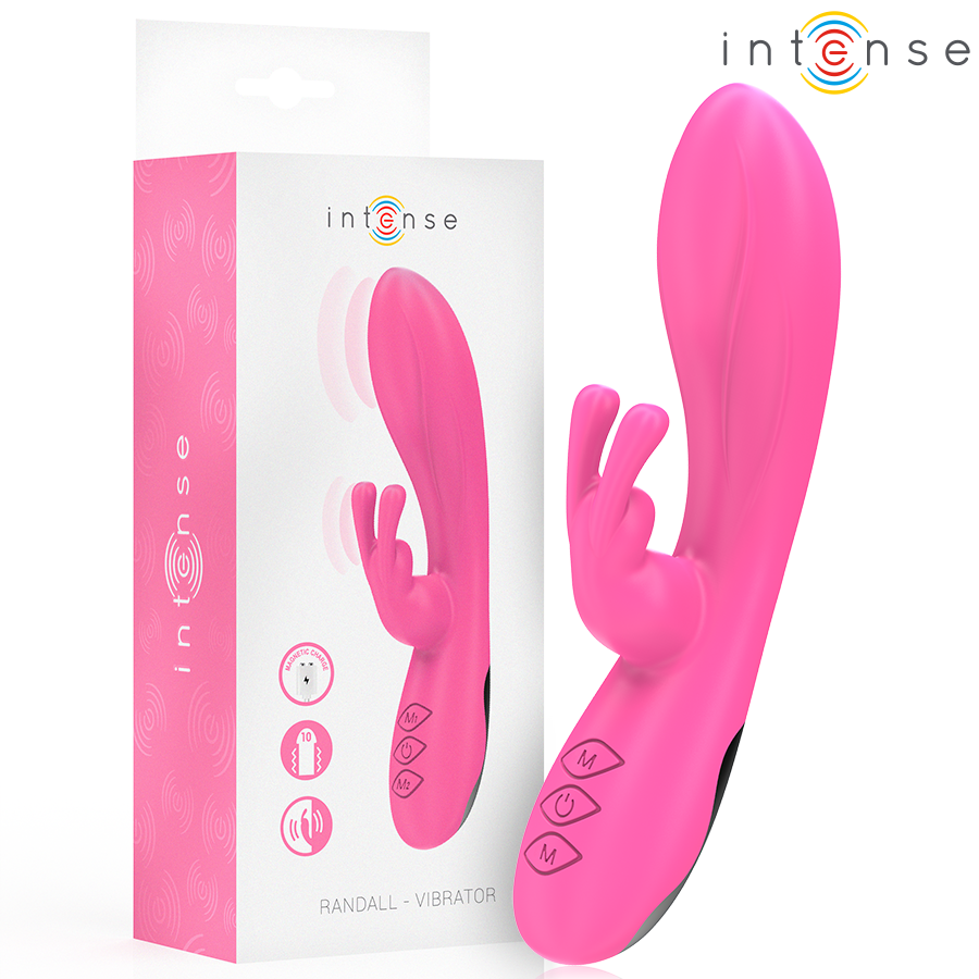 INTENSE - RANDALL VIBRATEUR RABBIT 10 VIBRATIONS ROSE