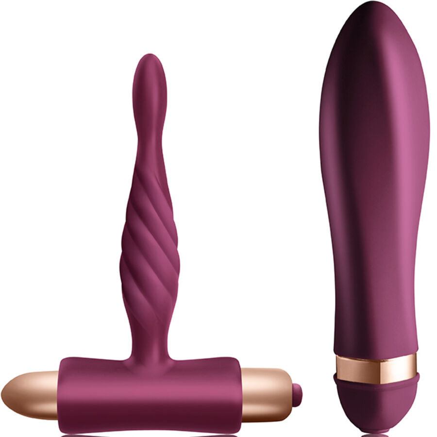 CLIMAXIMUM - DARE KIT VIBRATEUR TWISTED + PLUG ANAL DÉBUTANT