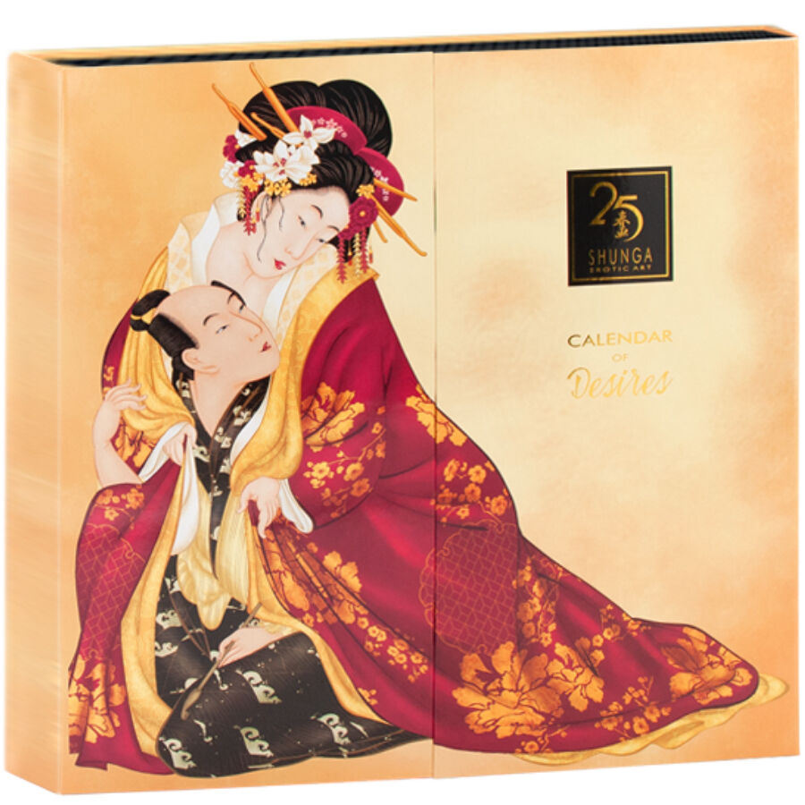 Calendrier Shunga 25e Anniversaire 25 Pièces Édition Limitée Luxe Couple Sensualité
