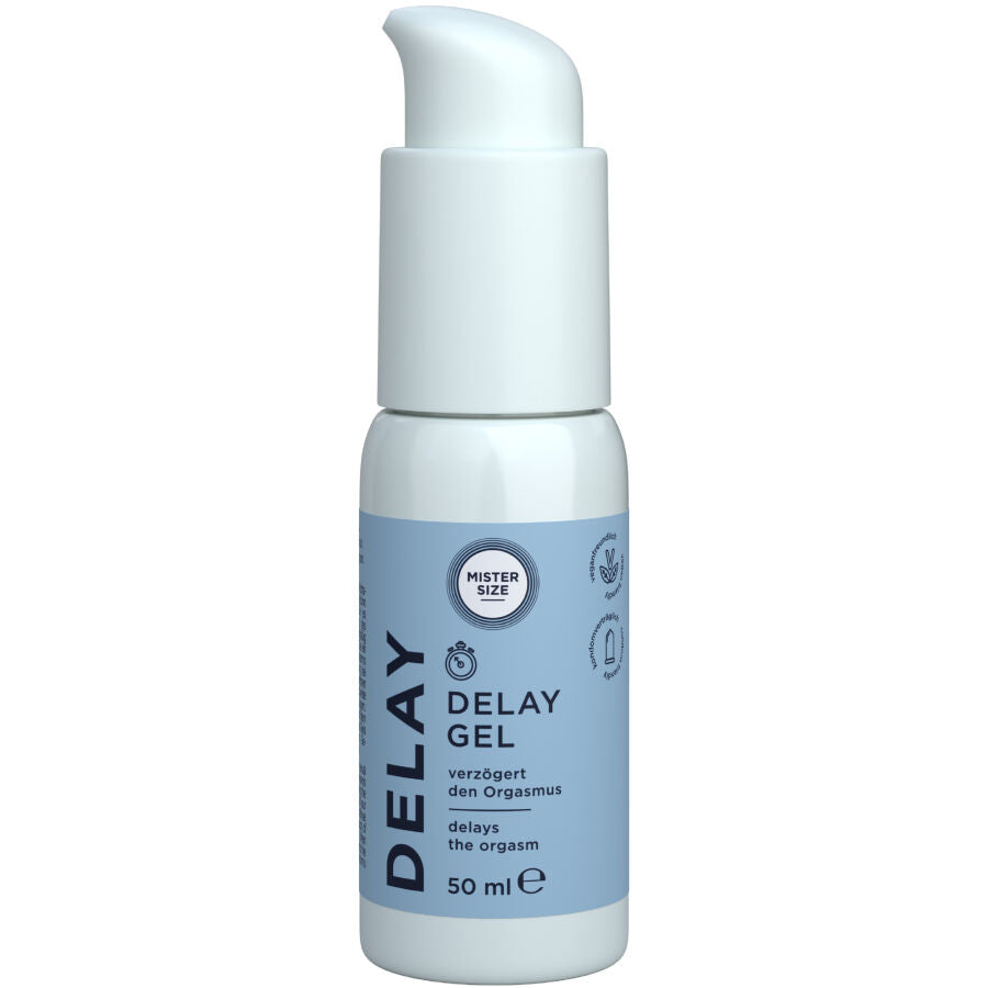 Gel Retardateur Mister Size 50ml Huile Clou Girofle Prolonge Plaisir Contrôle
