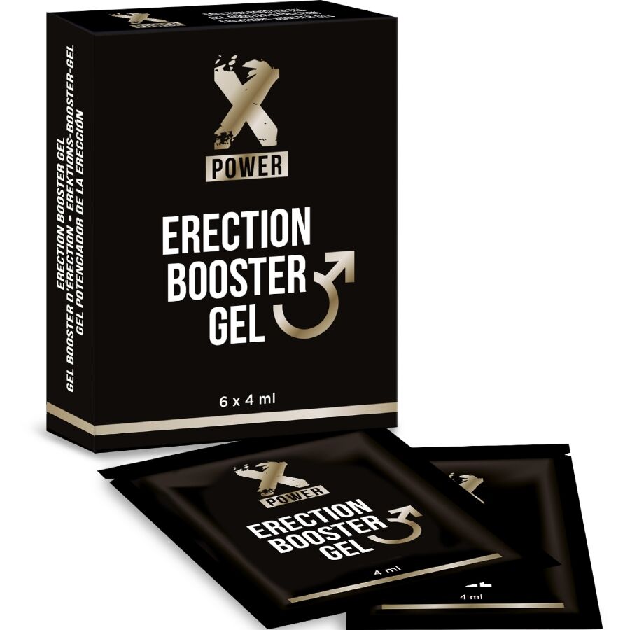 XPOWER - GEL BOOSTER D-ÉRECTION 6 X 4 ML