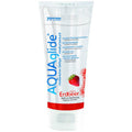 JOYDIVISION Aquaglide lubricating gel strawberry flavor 100ml water-based medical quality lubricant