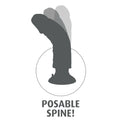 KING COCK - GODE VIBRATEUR 17.78 CM NATUREL