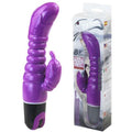 BAILE - LOVET violet gel vibrator with adjustable speed and G-spot stimulation, 22 cm length