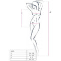 PASSION - FEMME BS035 BODYSTOCKING NOIR TAILLE UNIQUE