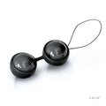 boules de Kegel LELO LUNA BEADS Noir en silicone pour exercices pelviens et plaisir intime