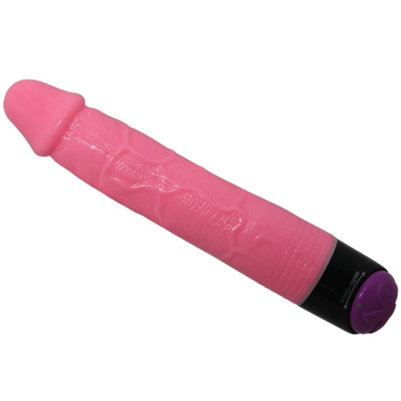 BAILE - VIBRATEUR RÉALISTE SEXE COLORÉ ROSE 23 CM