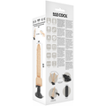 BASECOCK - Gode Vibrant Réaliste Ventouse Télécommande Extenseur Pénis 18,5cm