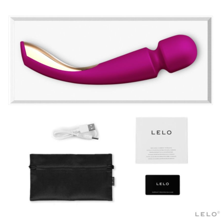 LELO Smart Wand 2 - Masseur Wand Puissant Rechargeable 10 Modes 4h Autonomie