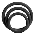 Ensemble de trois anneaux de tailles différentes, avec eux, vous obtiendrez des érections plus fermes et plus durables avec des orgasmes plus intenses. Ils sont également indiqués pour contrôler l’éjaculation précoce. Il est réalisé en silicone très souple et agréable au toucher. Sans latex ni falate.

Anneaux pour le pénis. Pour une bonne utilisation, il faut commencer par la plus grande taille et réduire progressivement la taille en fonction de l'effet. Notez que les anneaux ne peuvent pas être utilisés p